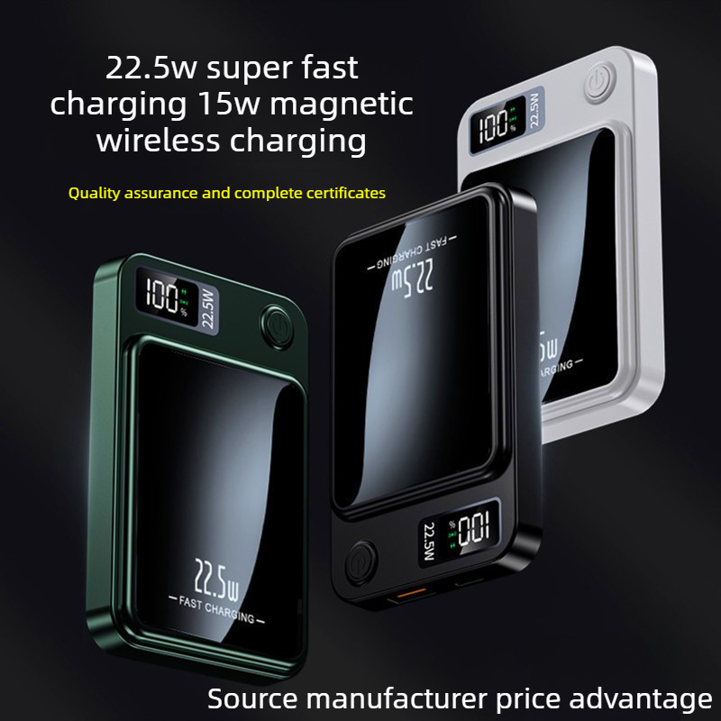 10000mAh Magnetic Wireless Cha - Power Bank Slim review and price
