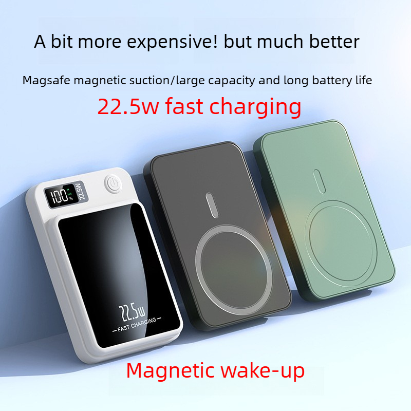 10000mAh Magnetic Wireless Cha - Power Bank Slim review and price