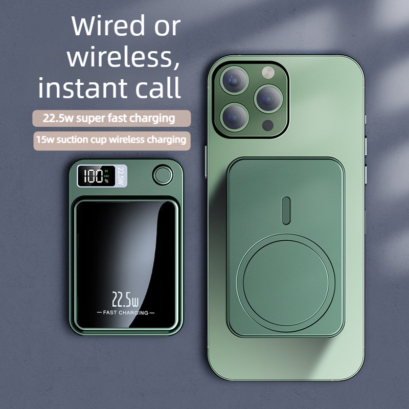 10000mAh Magnetic Wireless Cha - Power Bank Slim review and price