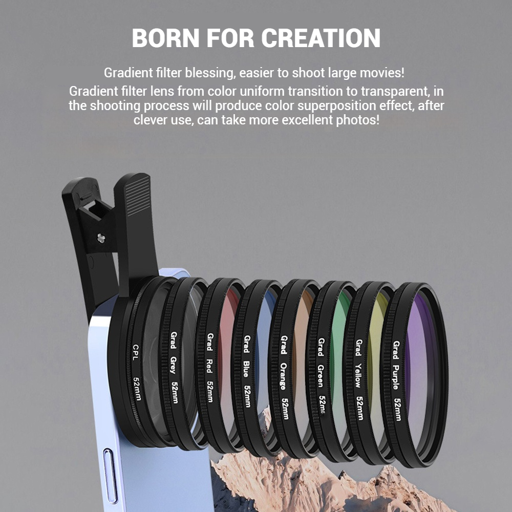 52MM Mobile Phone Lens Univers - Phone Accessories For Photography review and price