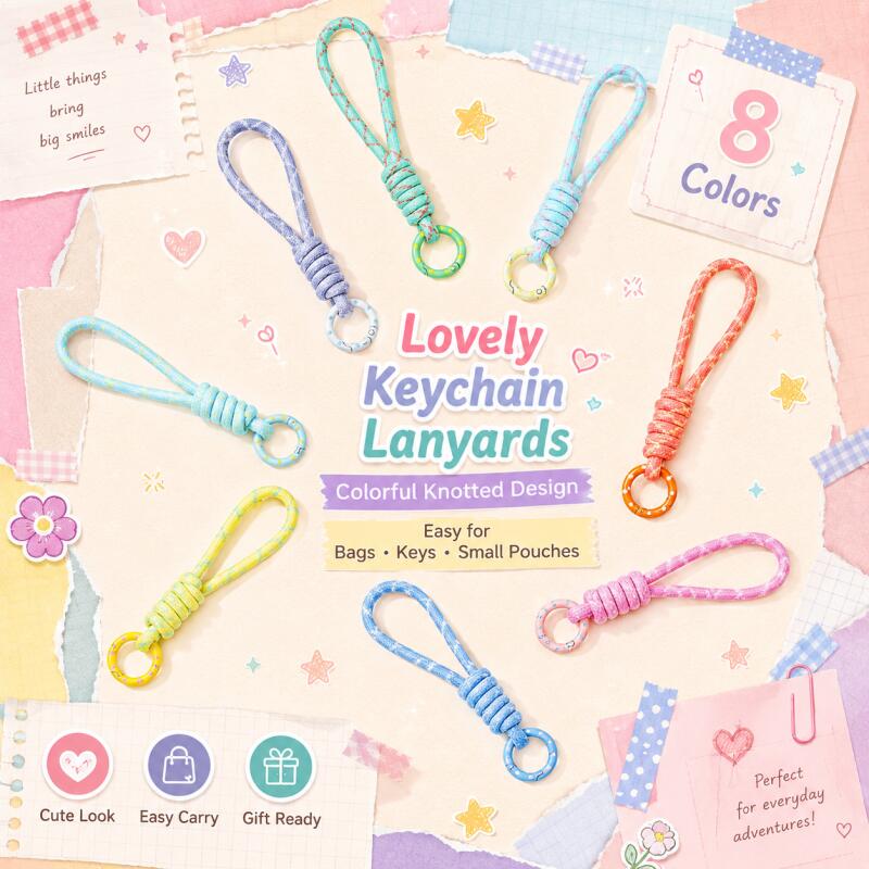 2~5pcs Colorful Braided Keycha - Phone Accessories Men review and price