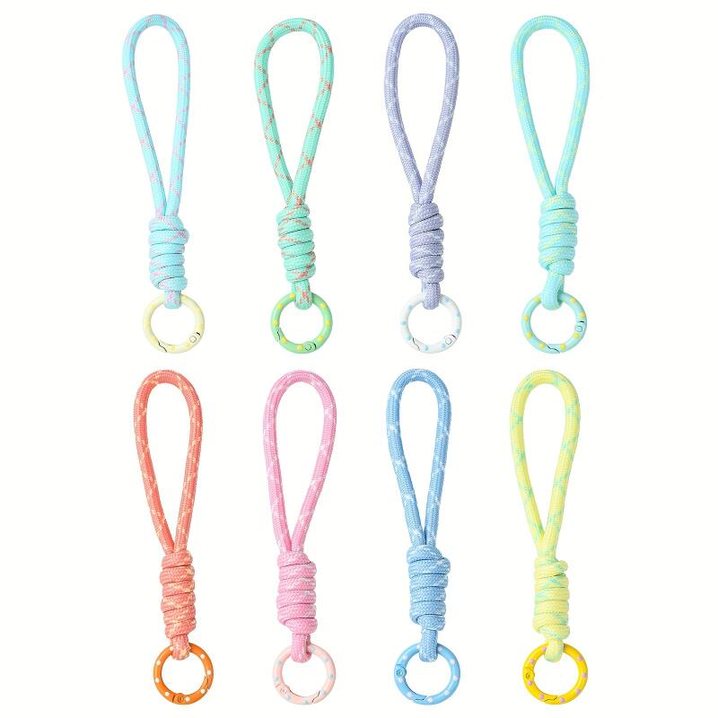 2~5pcs Colorful Braided Keycha - Phone Accessories Men review and price