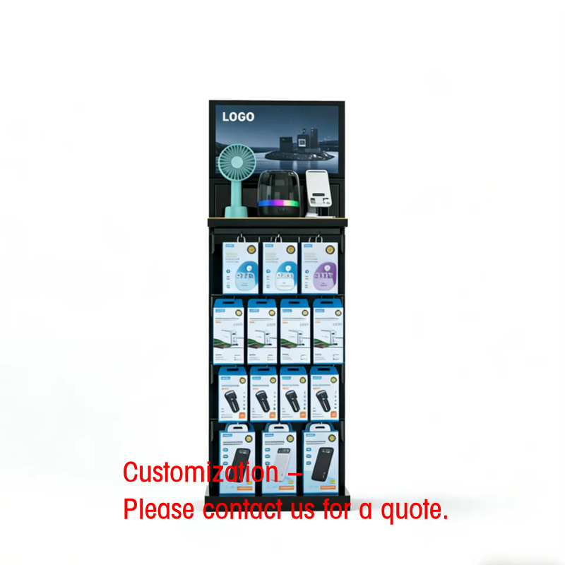 custom.Price Double-sided Meta - Phone Accessories Rack Display review and price