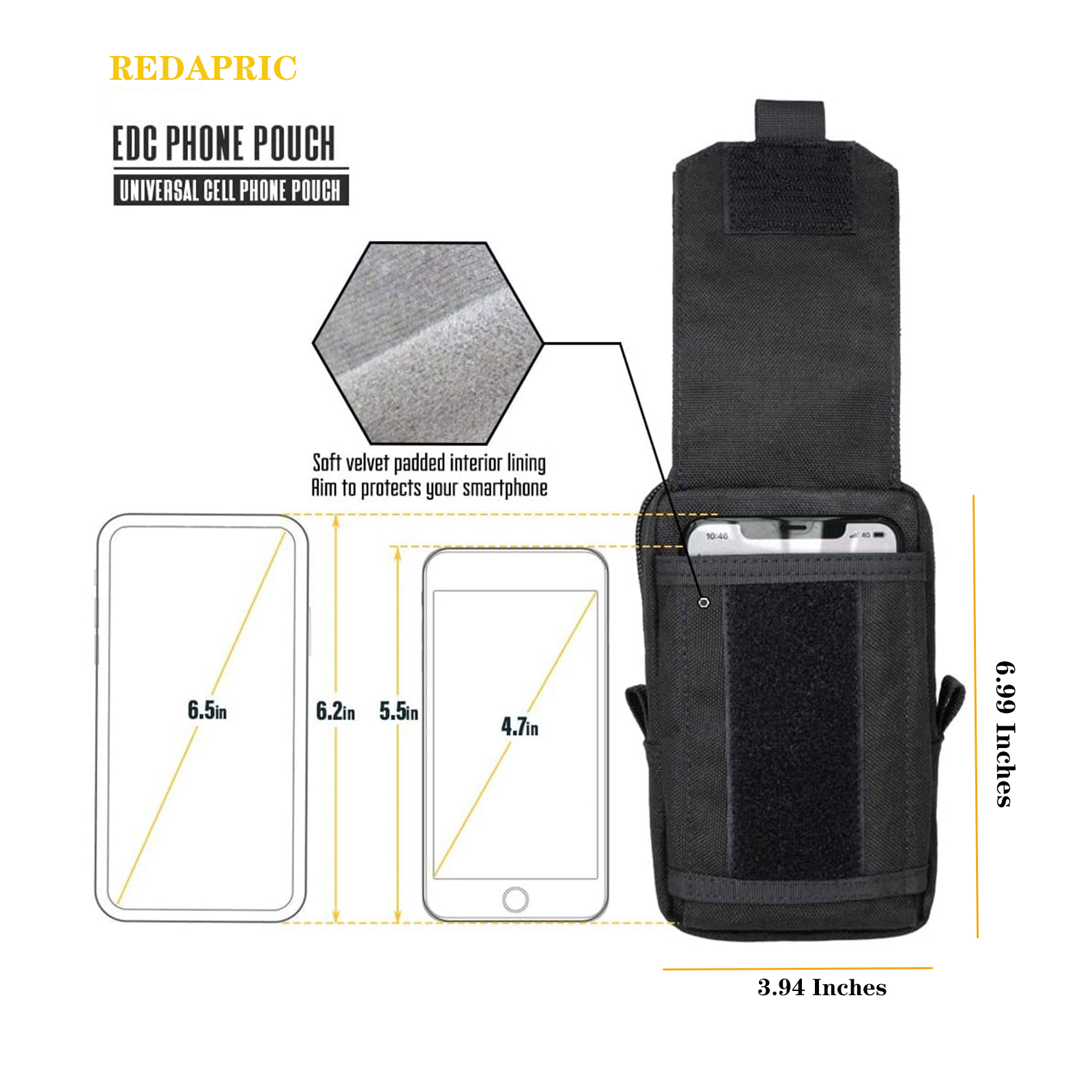 Tactical Molle Pouch Waist Bag - Phone Accessories Men review and price