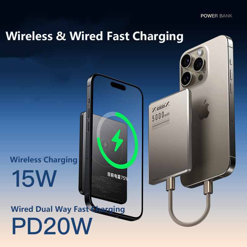 Ultra Slim Magnetic Power Bank - Power Bank Slim review and price