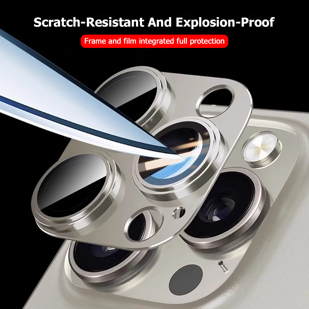 Metal Tempered Glass Cover Cam - Phone Accessories For Photography review and price