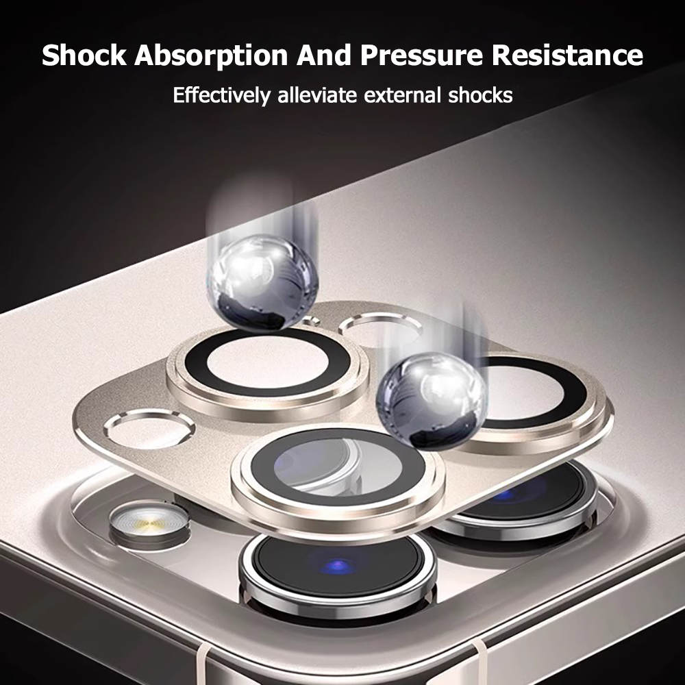 Metal Tempered Glass Cover Cam - Phone Accessories For Photography review and price