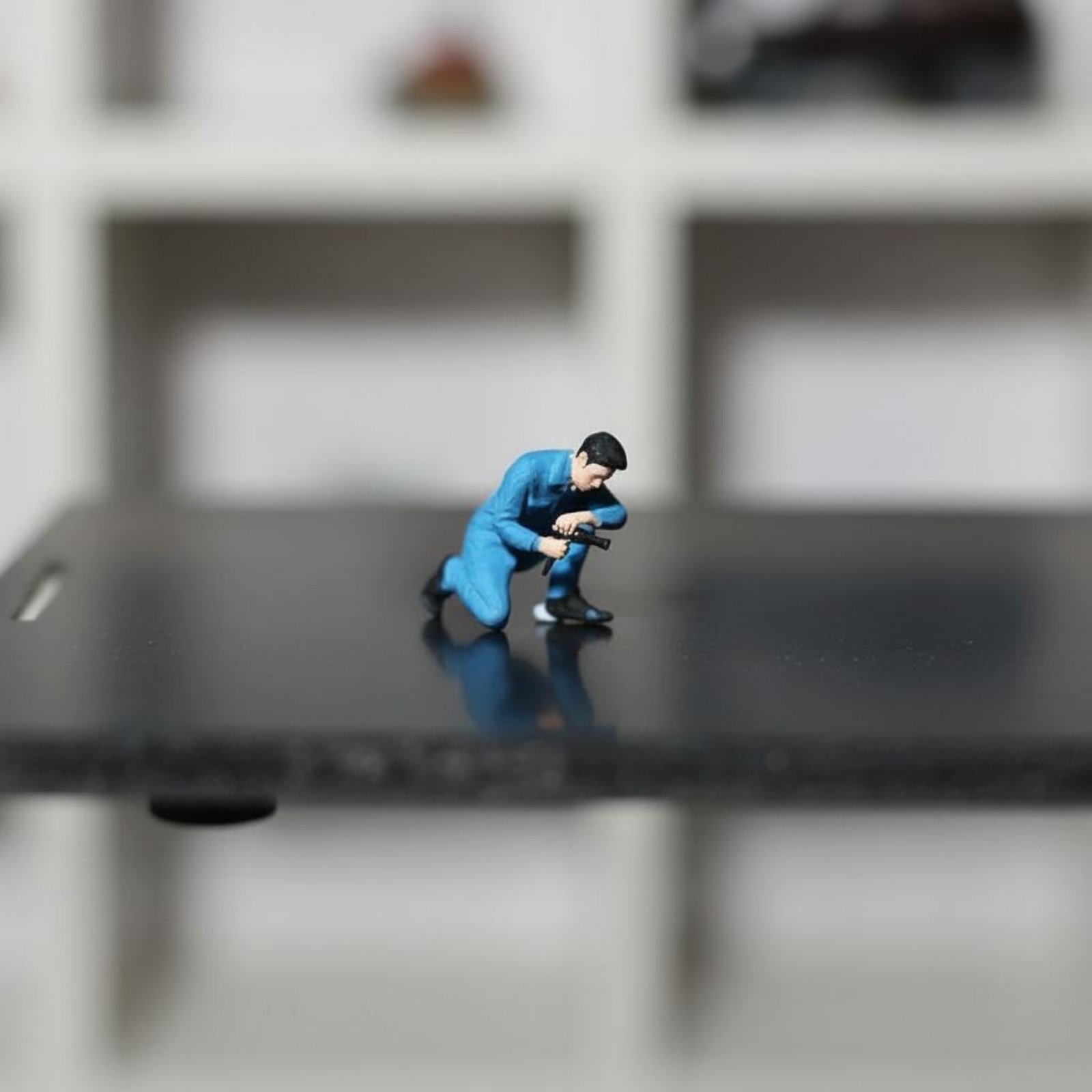 Phone Looking Man Figure Scene - Phone Accessories Men review and price