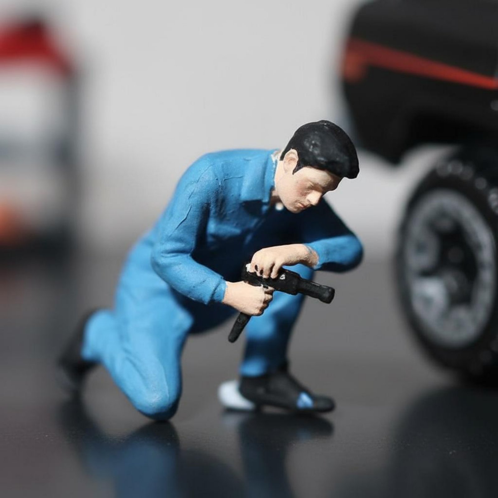 Phone Looking Man Figure Scene - Phone Accessories Men review and price