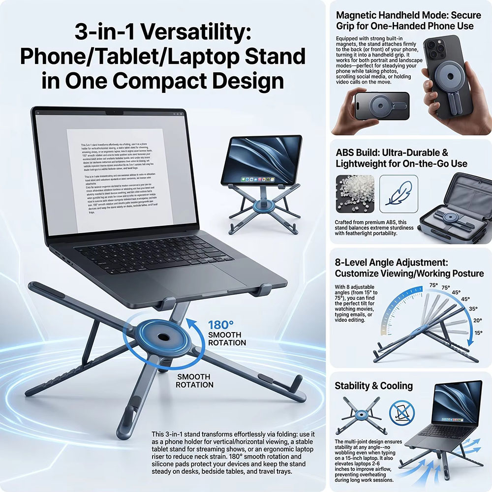 Portable Magnetic Phone Holder - Phone Accessories For Photography review and price