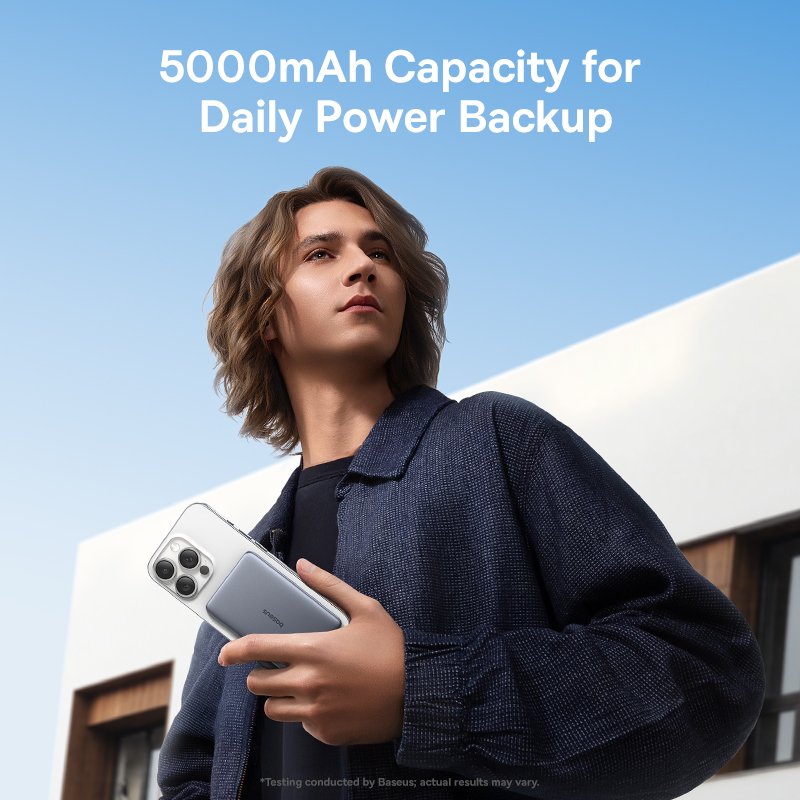 Baseus 5000mAh Magnetic Power  - Power Bank Slim review and price