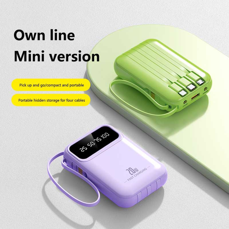 50000mAh 4 In1 Built-in Cable  - Power Bank Slim review and price