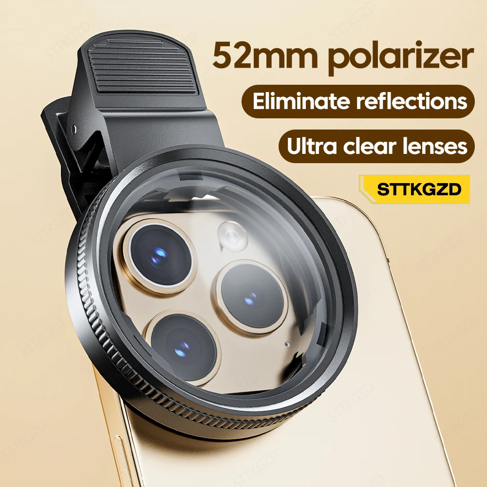 New 52mm CPL Mobile Phone Lens - Phone Accessories For Photography review and price