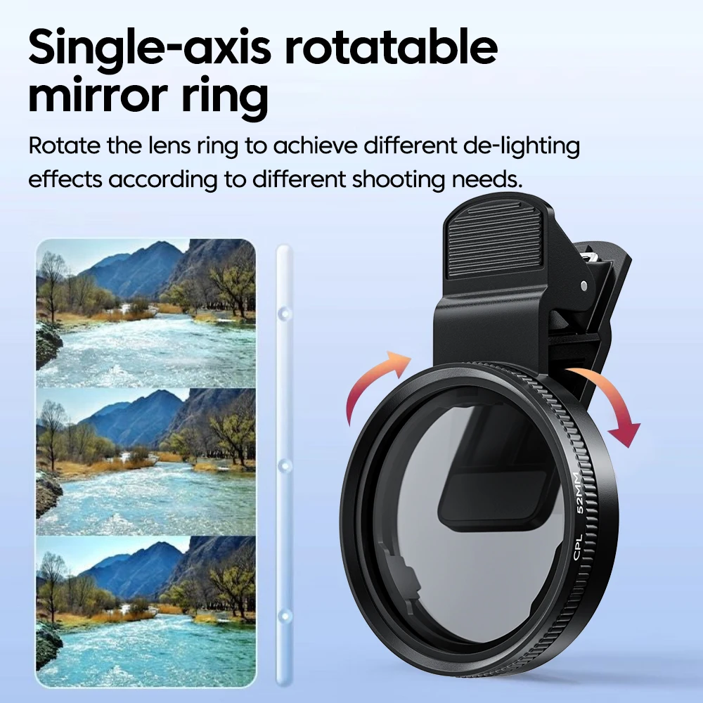 New 52mm CPL Mobile Phone Lens - Phone Accessories For Photography review and price